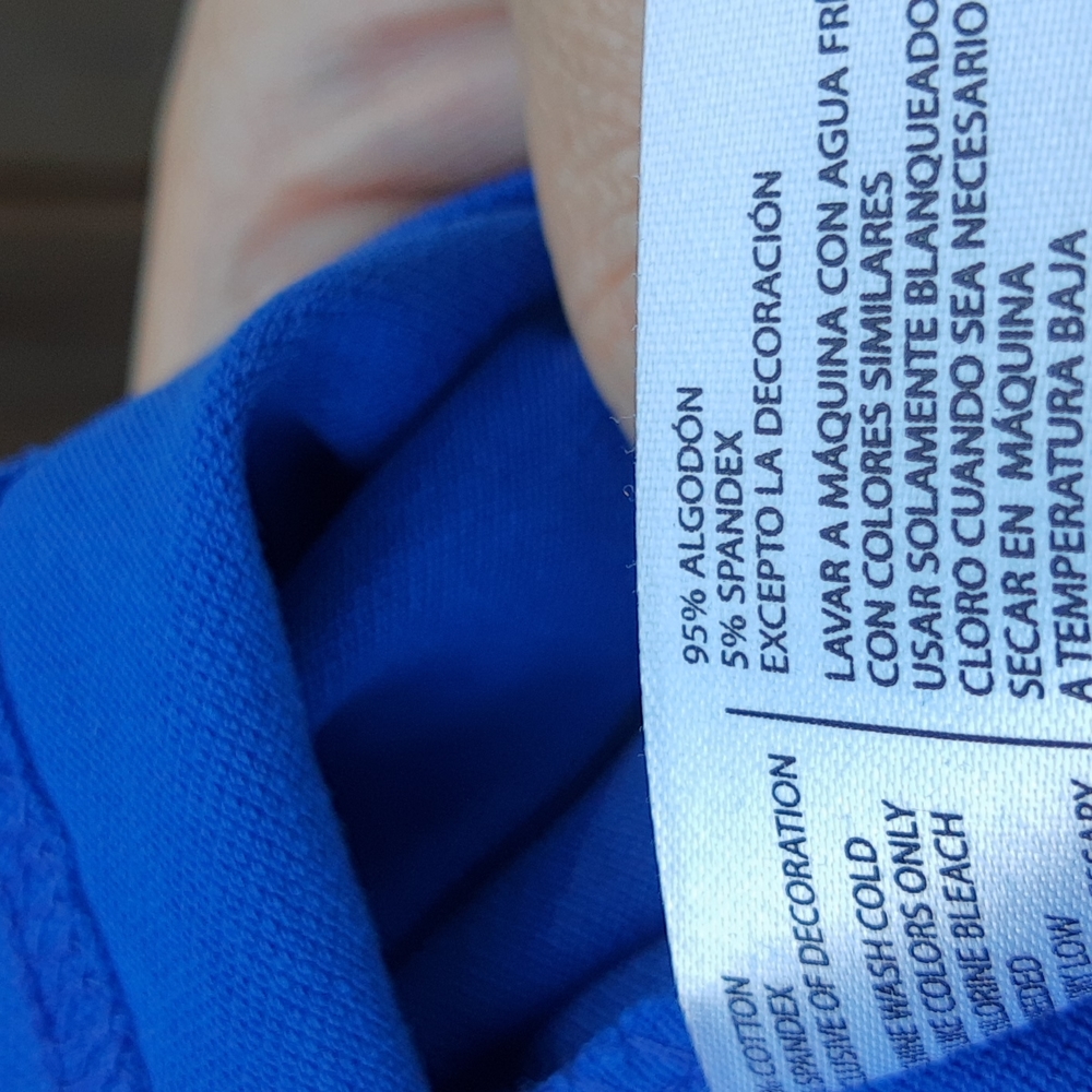 U.S. Polo Assn. Women's polo shirt, size XXL, Royal Blue color - Picture 4 of 6